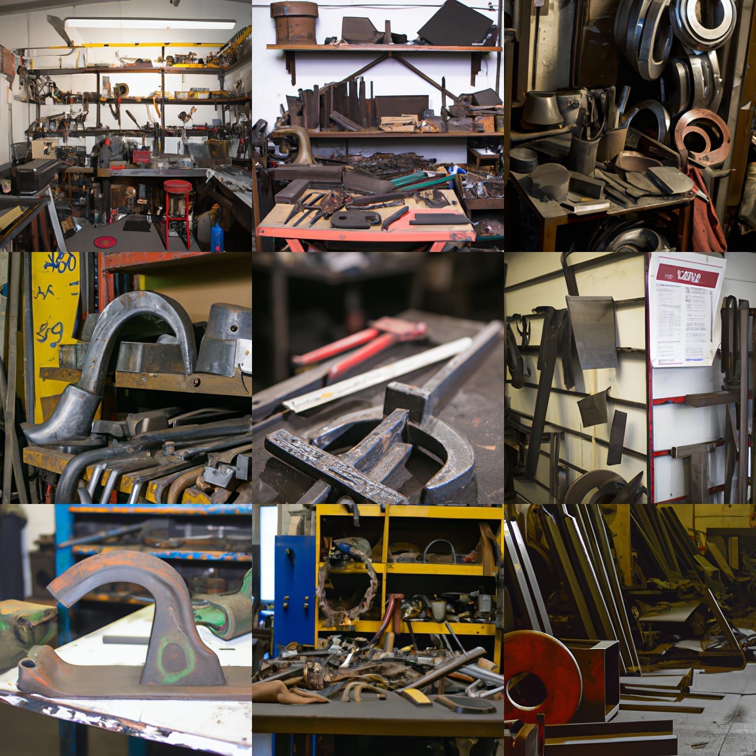 Metal Shop with Welding and Sheetmetal Tools
