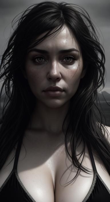 chubbie  fat Bikini, beautiful face and eyes  , 8k resolutio...