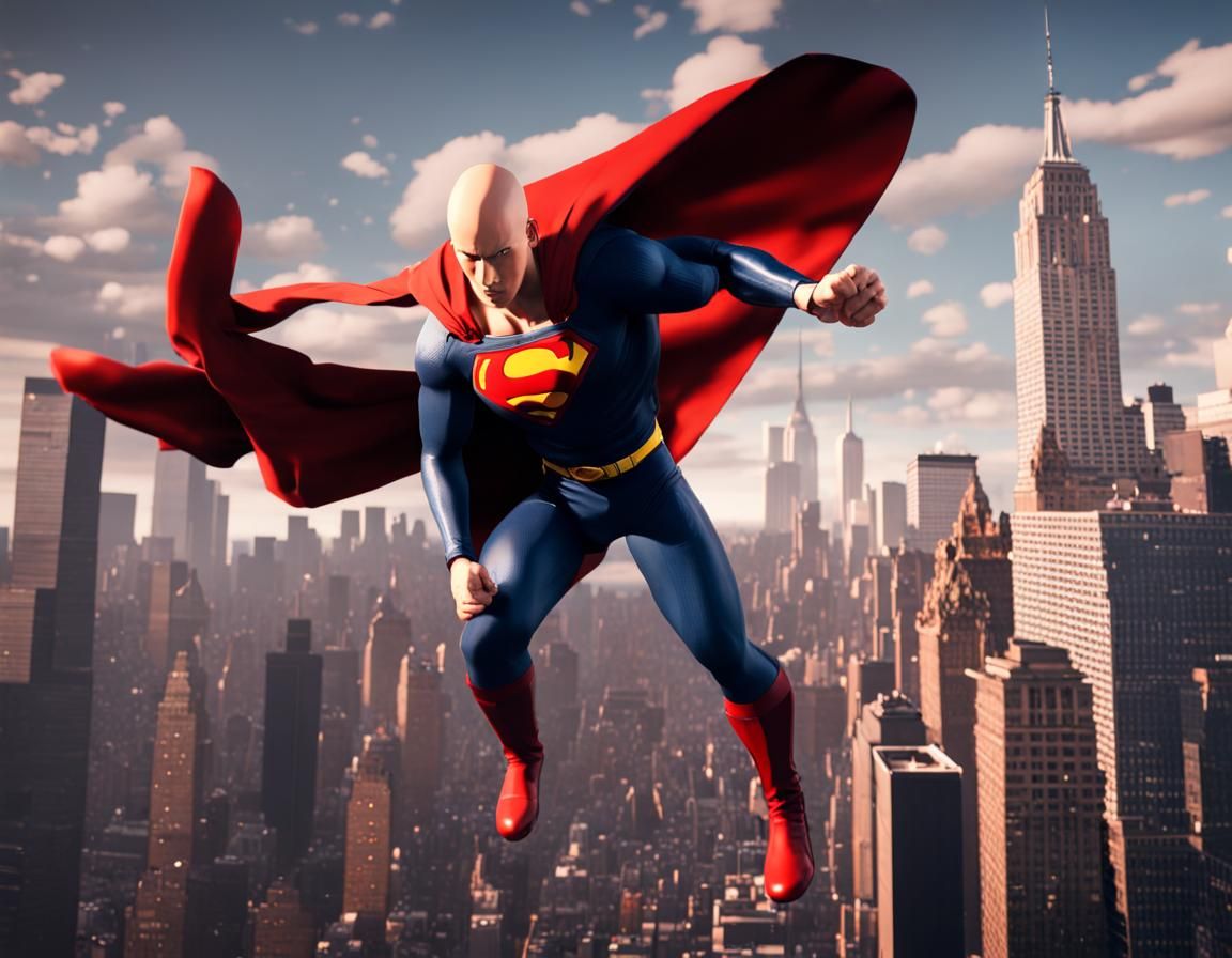 Epic Superhero Battle Over New York City in 3D