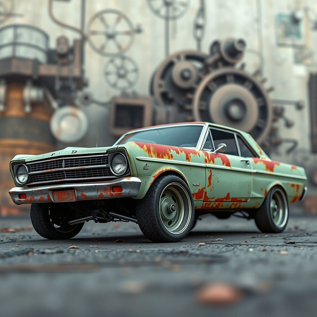 Custom 1967 Ford Falcon in 8K Resolution
