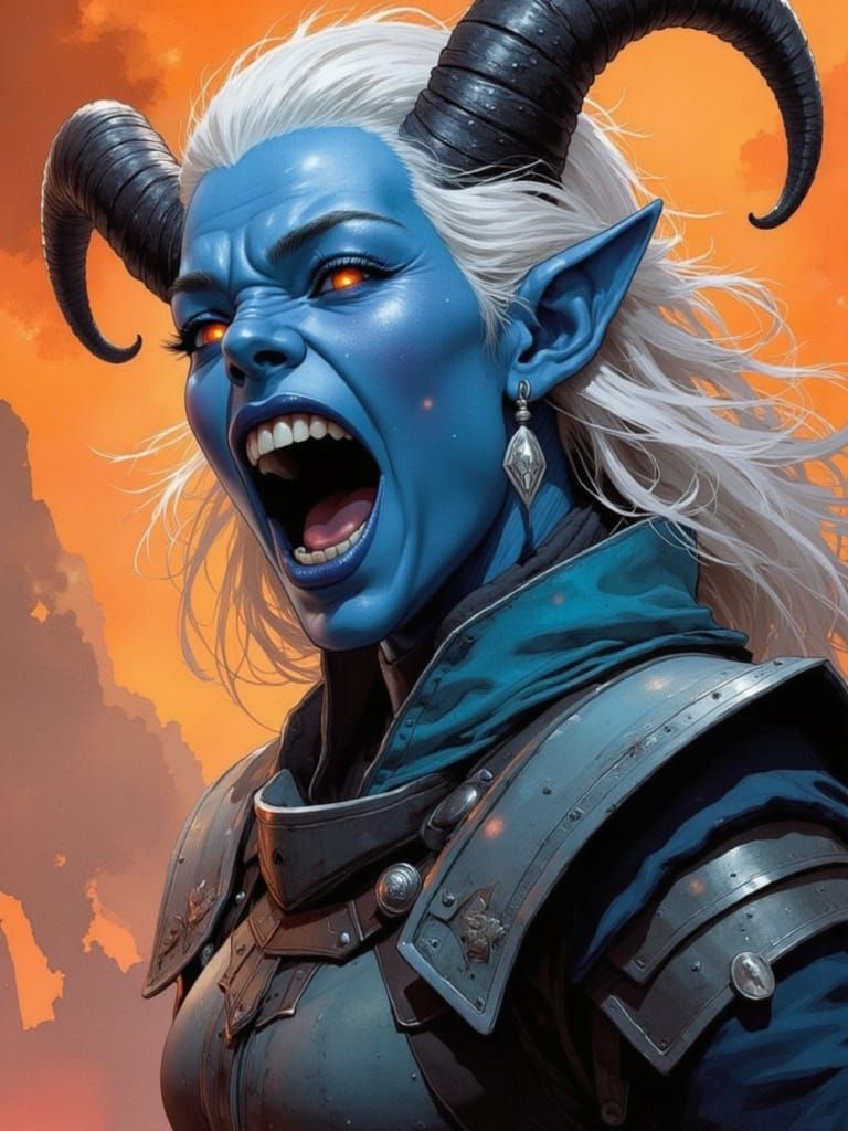 <lora:Venae:0.75>  <lora:Nivis:0.7> powerful female tiefling...