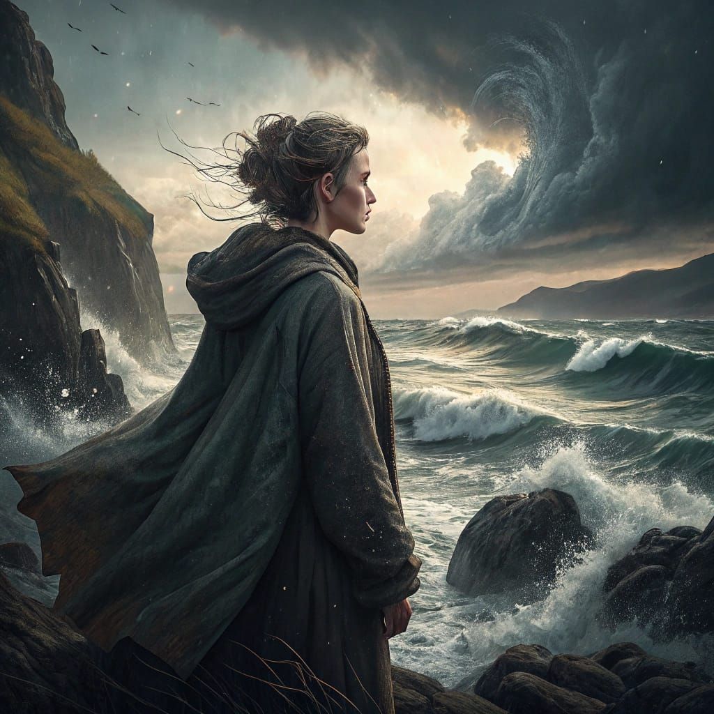 Unyielding Determination in Turbulent Seascape