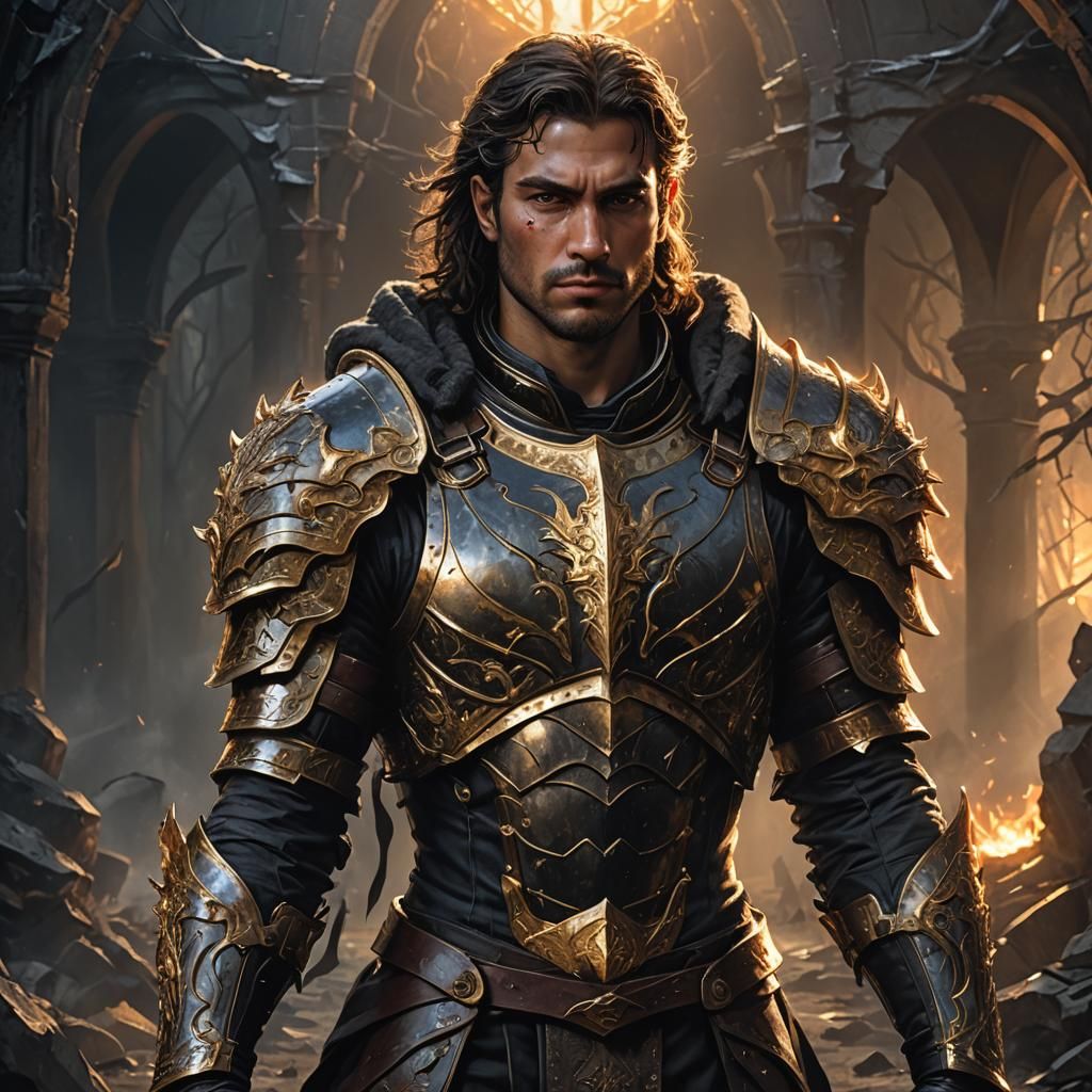 Victorious Maximiliano in Dark Fantasy Art