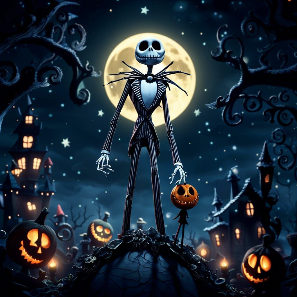 Jack and Sally's Nightmare Before Christmas Party