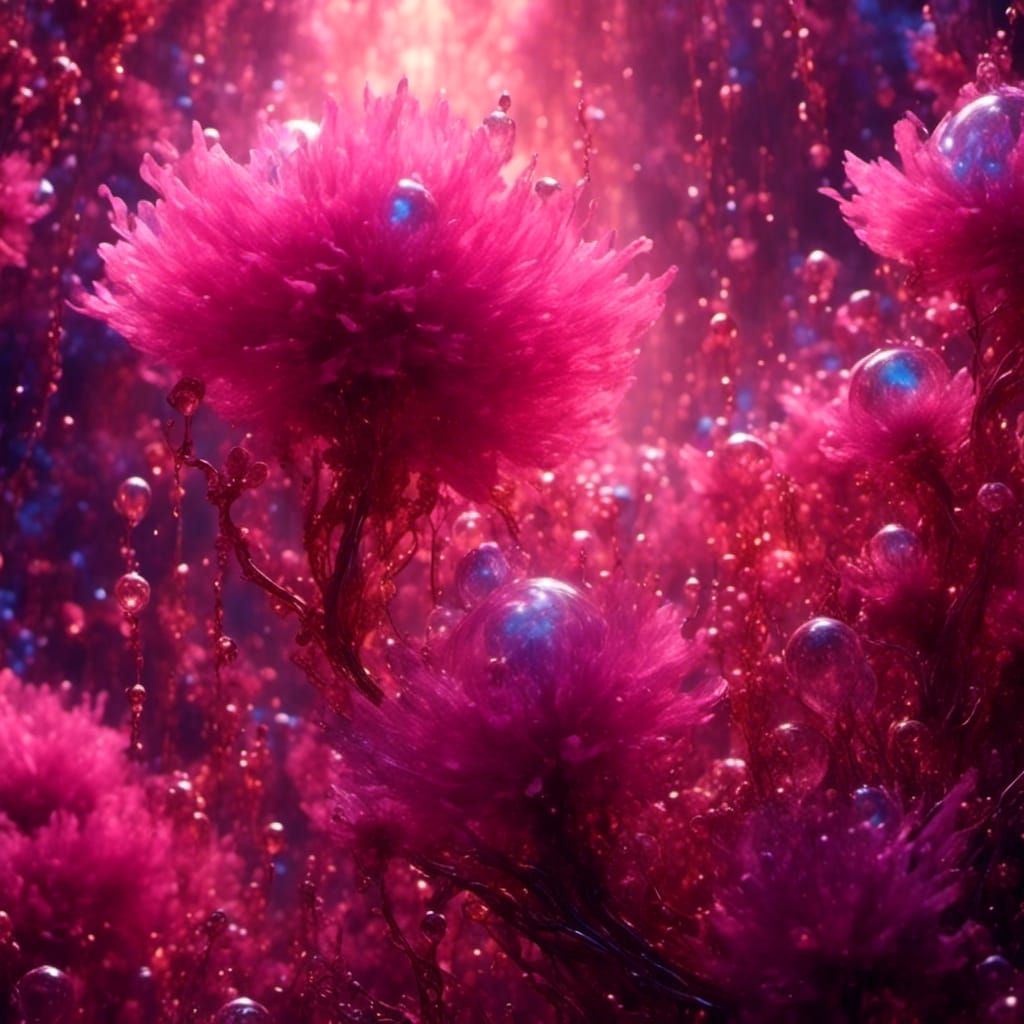 Flowers Breathing Underwater