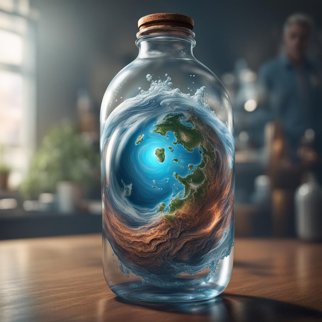Earth in a Bottle: Hyperdetailed Concept Art