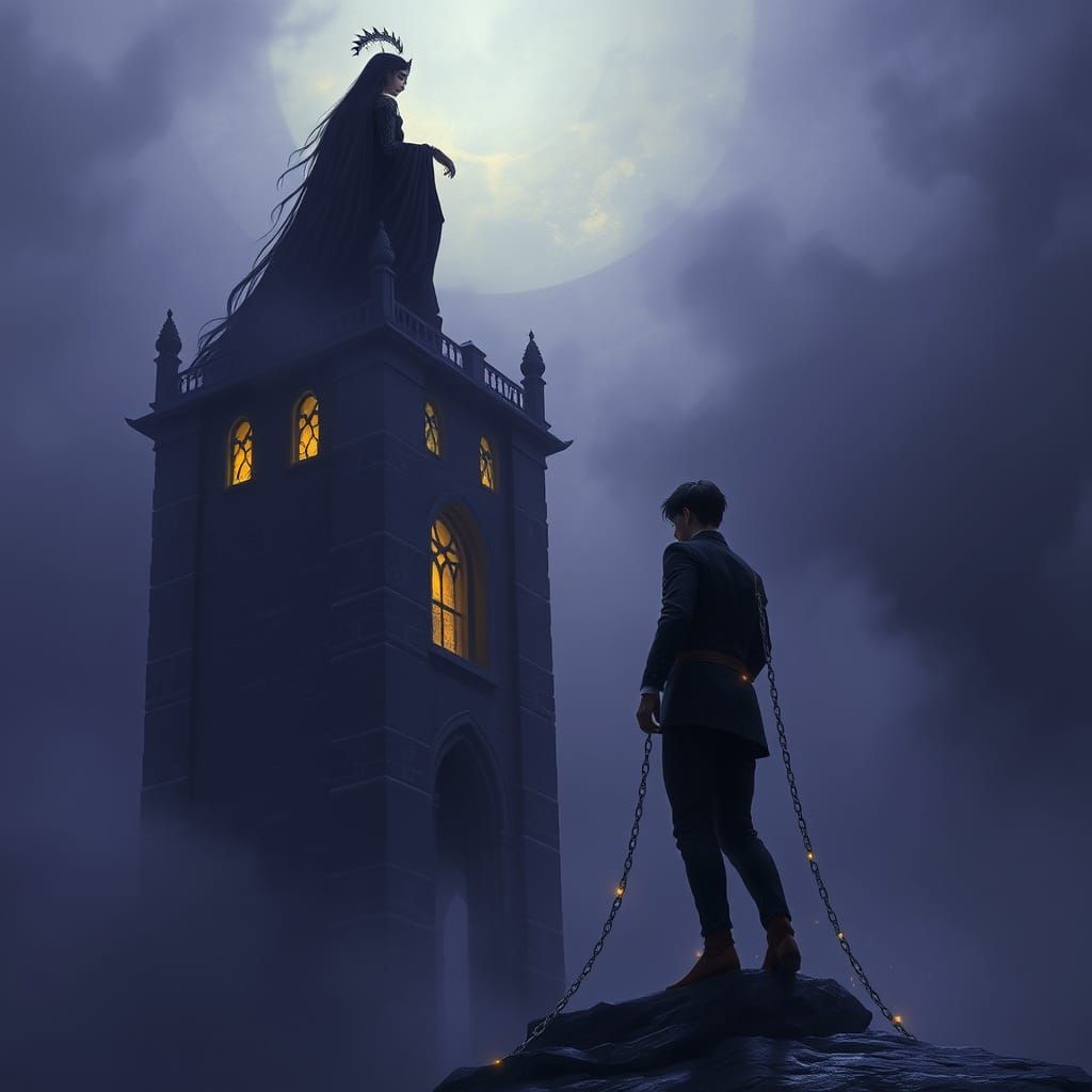 The Shadow Empress and the Cursed Heir in a Gothic Dark Fant...