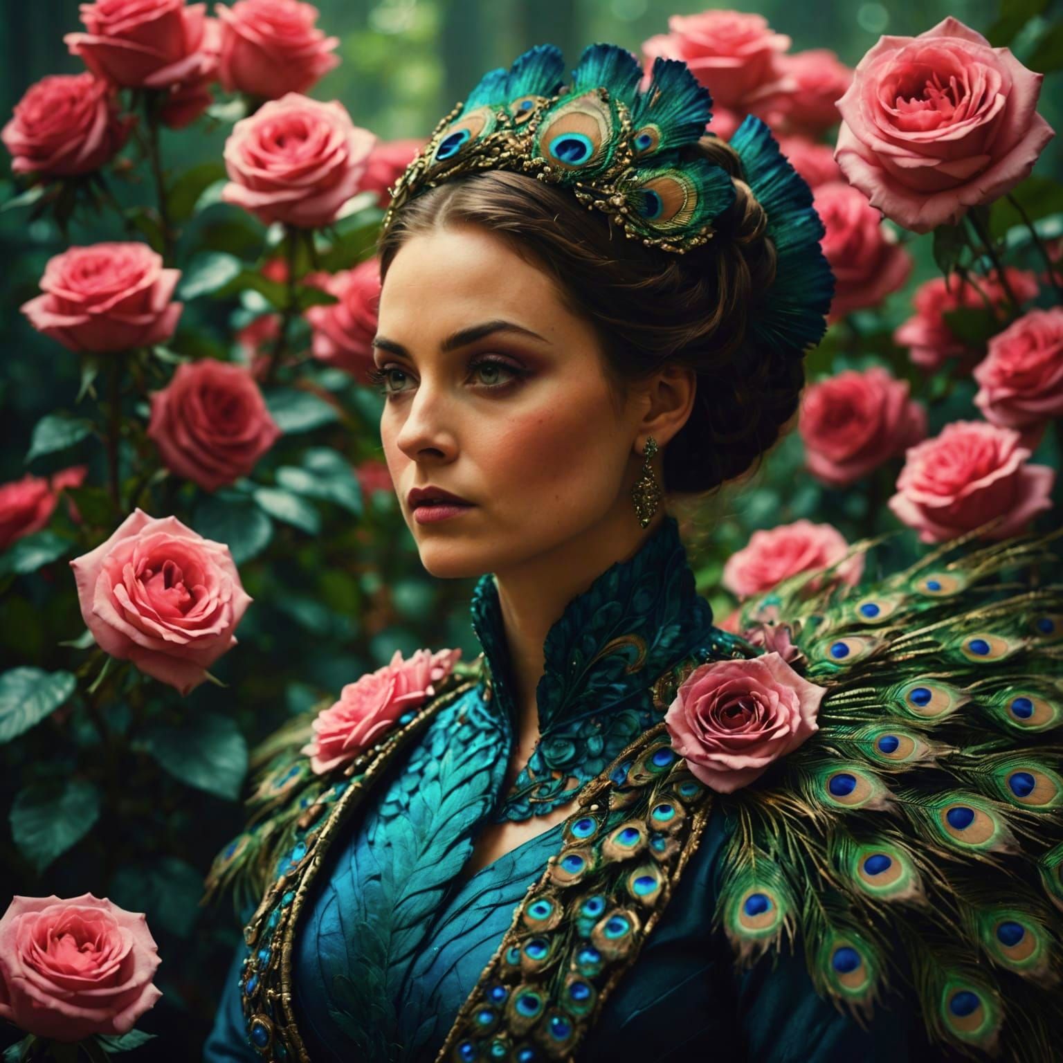 Rose Peacock in Cinematic Style