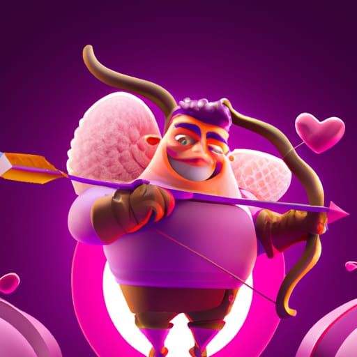 Hyper-Realistic Cupid with Bow and Arrow in 3D