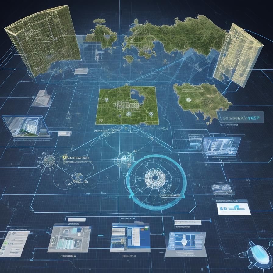 3D Engineering Diagram of Integrated Security Platform
