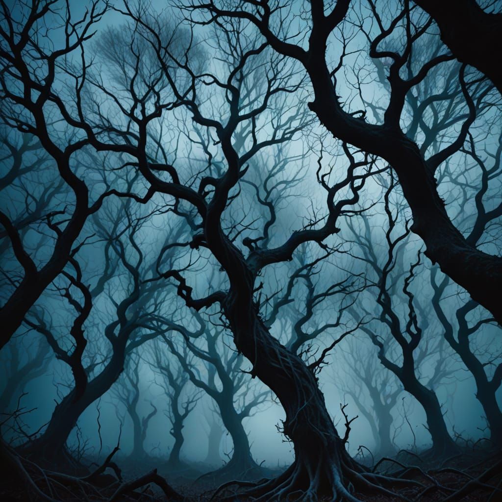 Ethereal Ghosts in a Surreal Forest