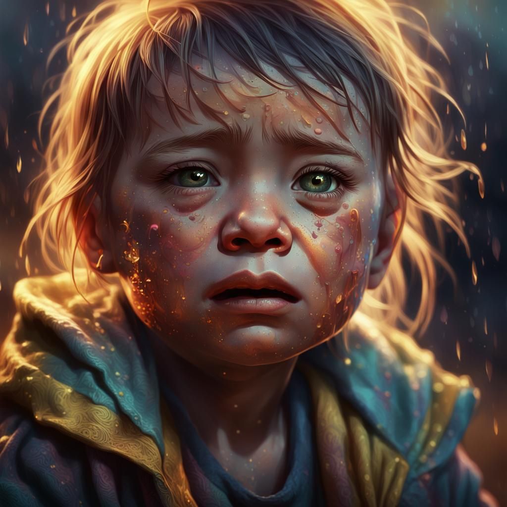 Toddler Portrait in Golden Hour Lighting