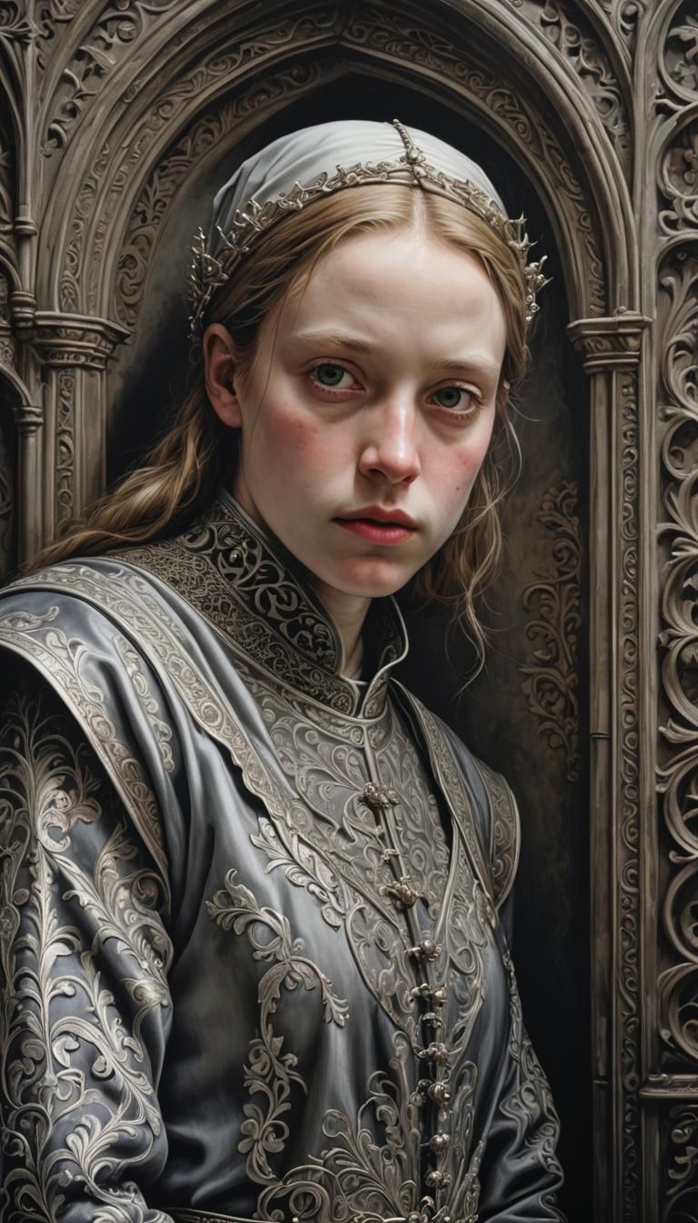 Hyperrealistic Medieval Great Hall Interior