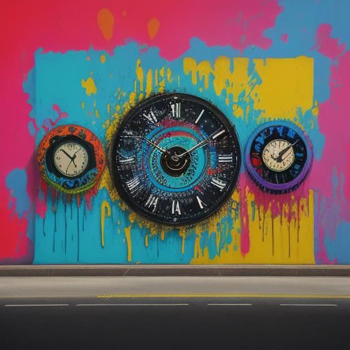 Surreal Graffiti Art: Sydney Opera House in Rainbow