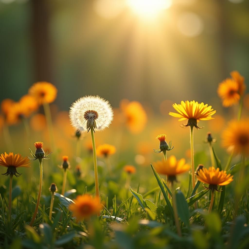 Orange Garden Dandelion for Truth and Reconciliation
