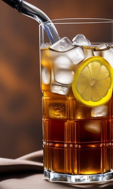 Ice-T Trapped in Iced Tea, Art Nouveau Style