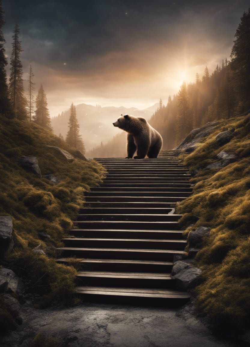 Bear Ascends to Heaven: Atmospheric Landscape Photography