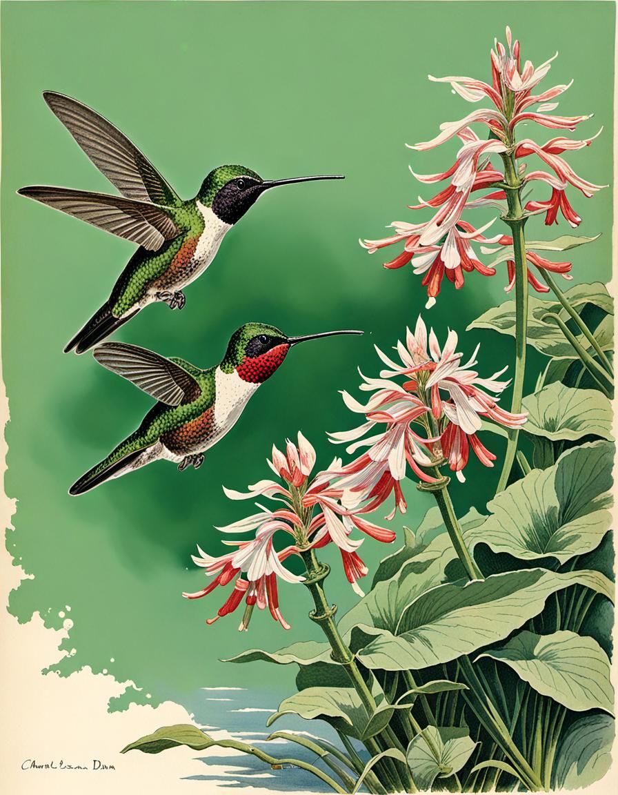 jacinto de agua y picaflores