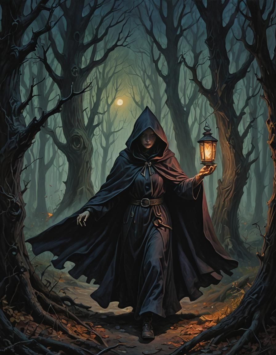 Beldame Hunting: A Dye-Transfer Masterpiece