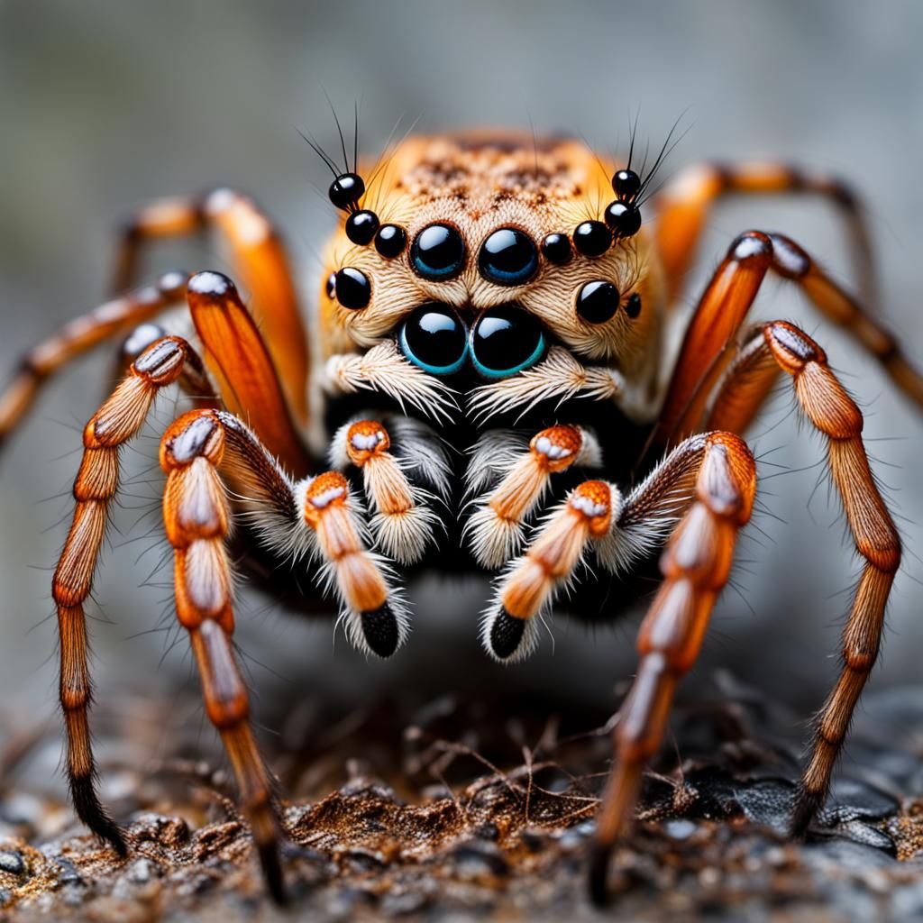 Cute Little Spider Macro Photography