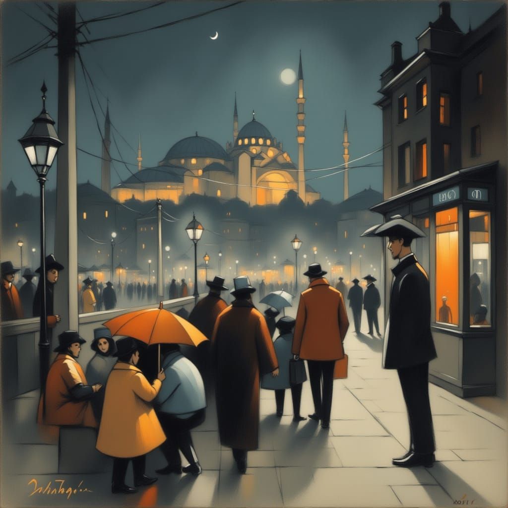 Istanbul with Parisian Architectural Style