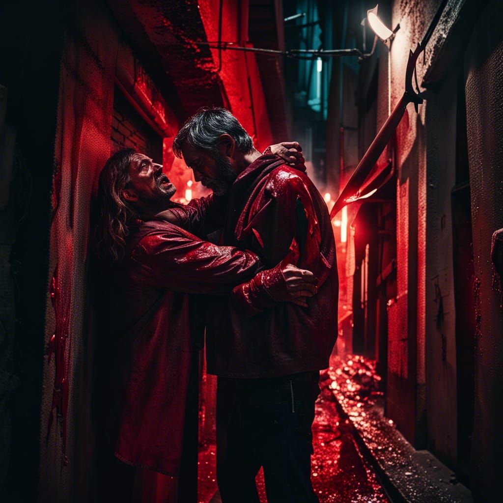 Dark Alleyway: A Moment of Despair