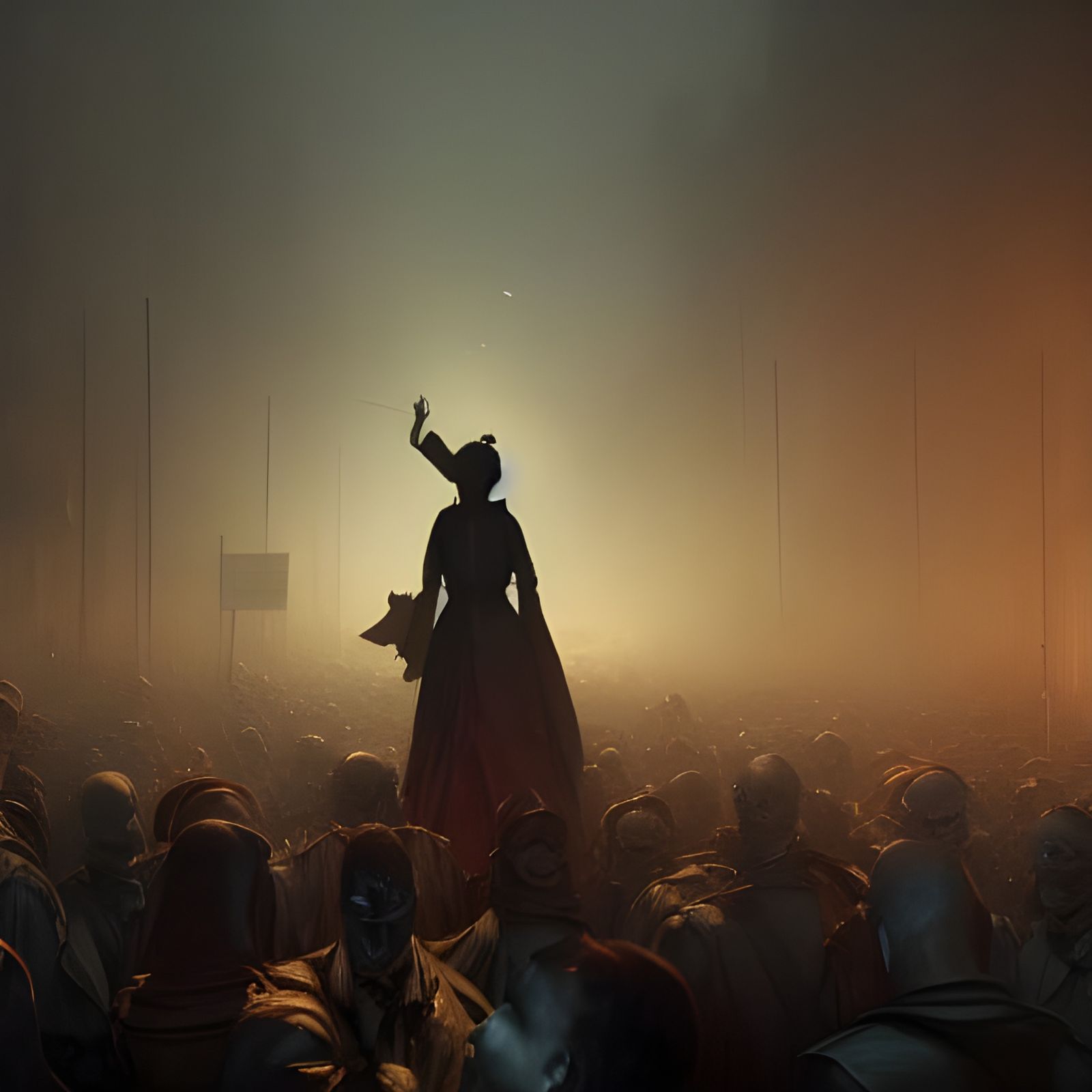 Marionette Funeral: Dark Fantasy Concept Art