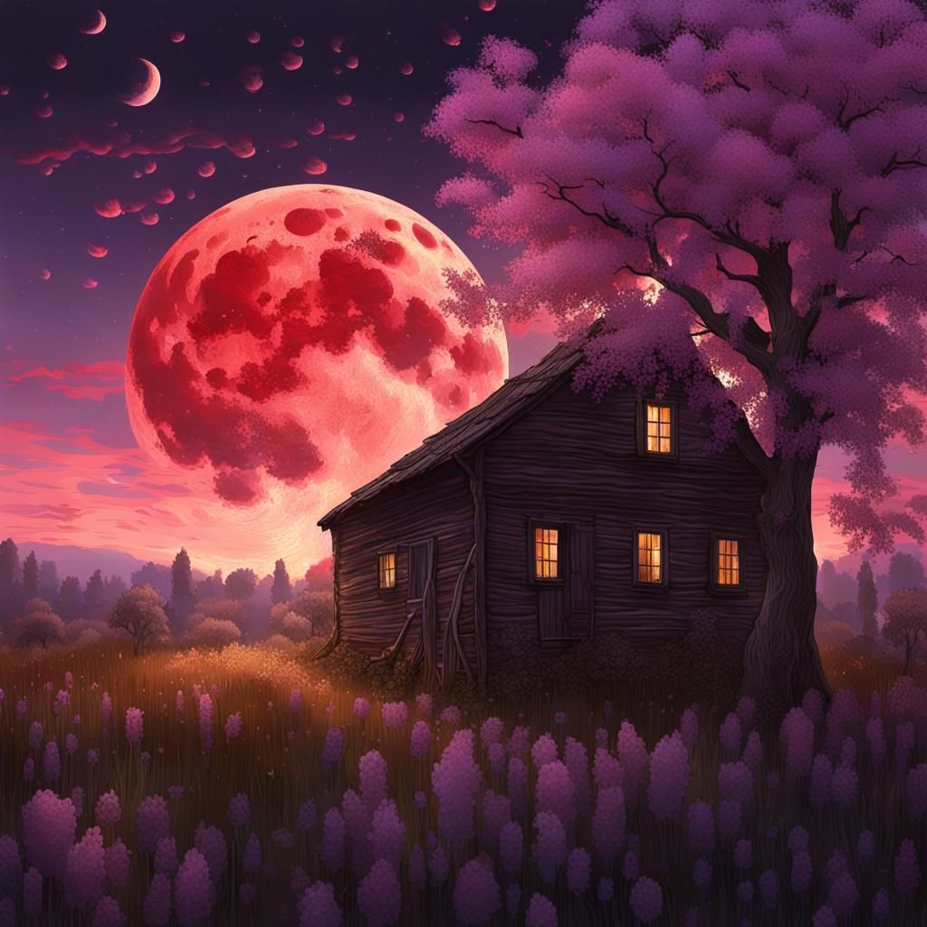 Cosmic Village: An Astral Illustration in 8K Resolution