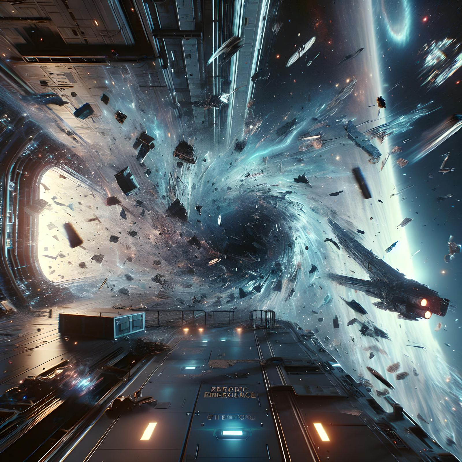 Chaotic Galactic Ballet in Deep Space