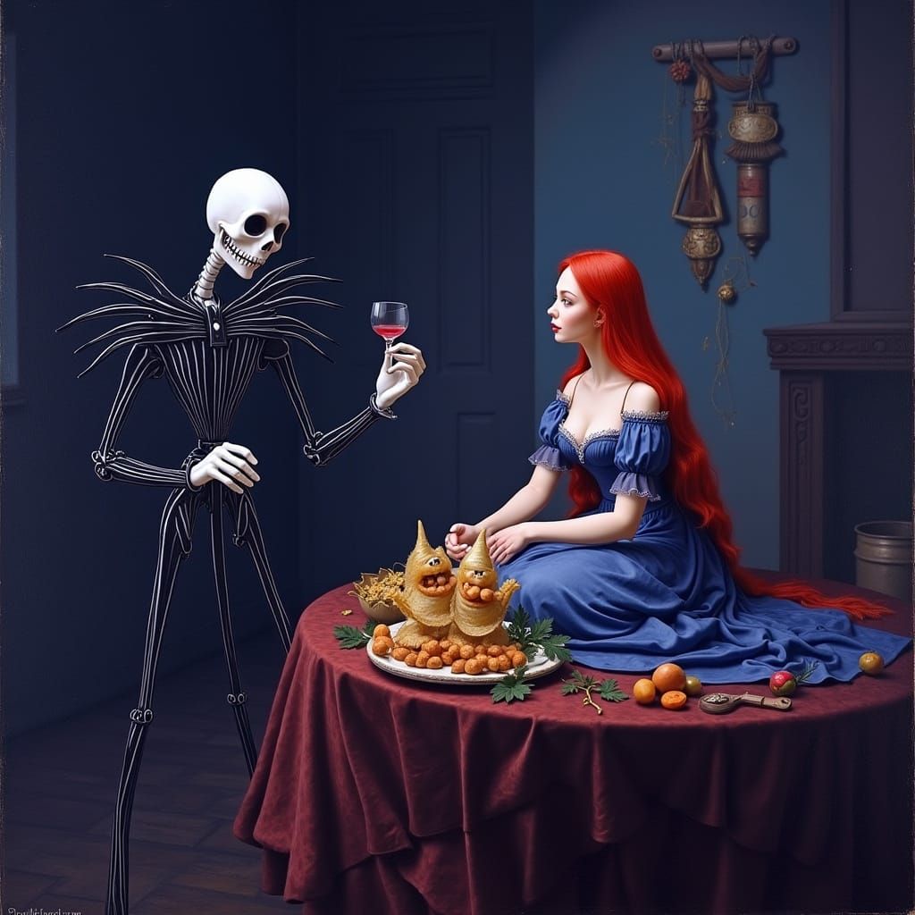 Sally's Portrait Inspired by Renaissance Masters