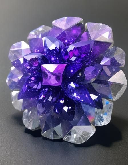 Detailed Heliotrope Crystal Close-Up