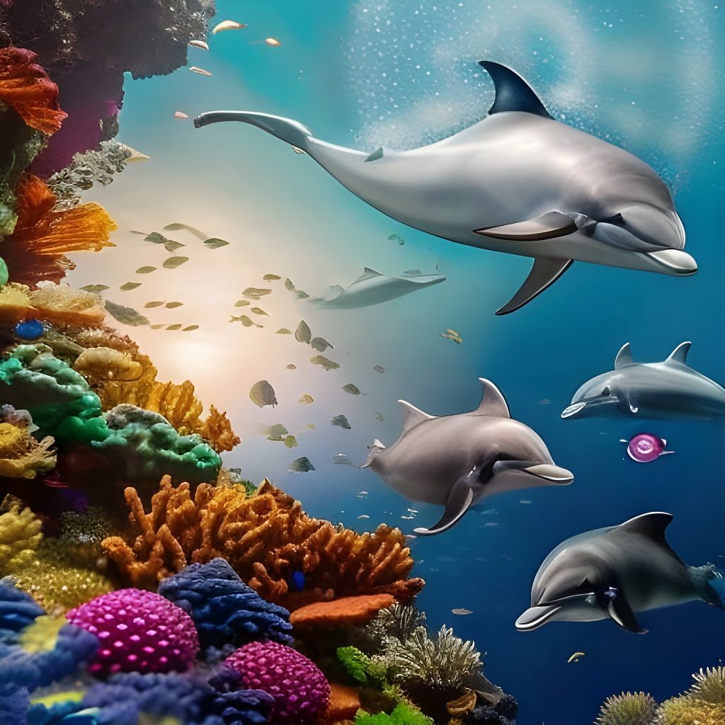 Dolphins and Bubbles in Hyperdetailed 3D Photography