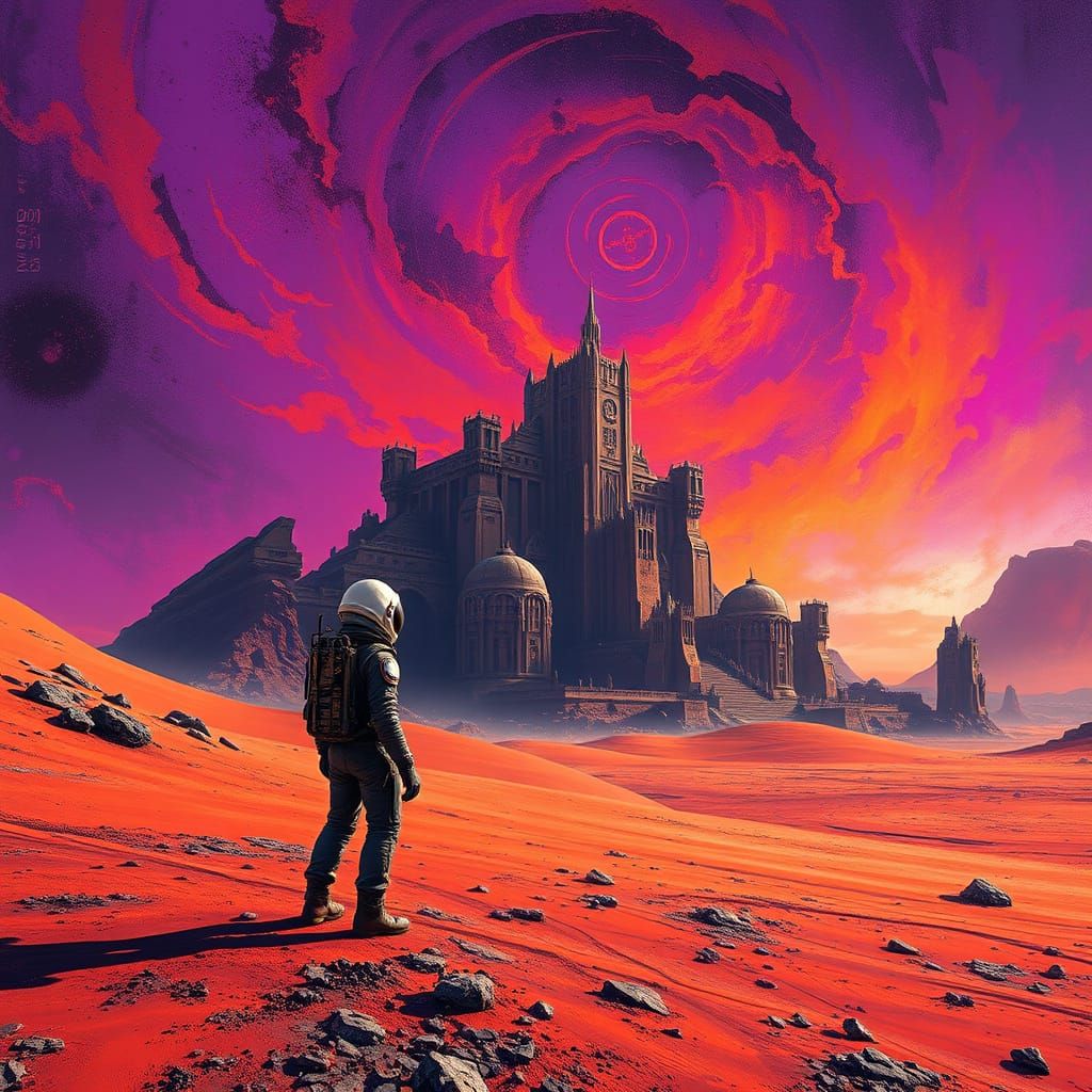 Astronaut Discovers Ancient Alien City on Desolate Planet