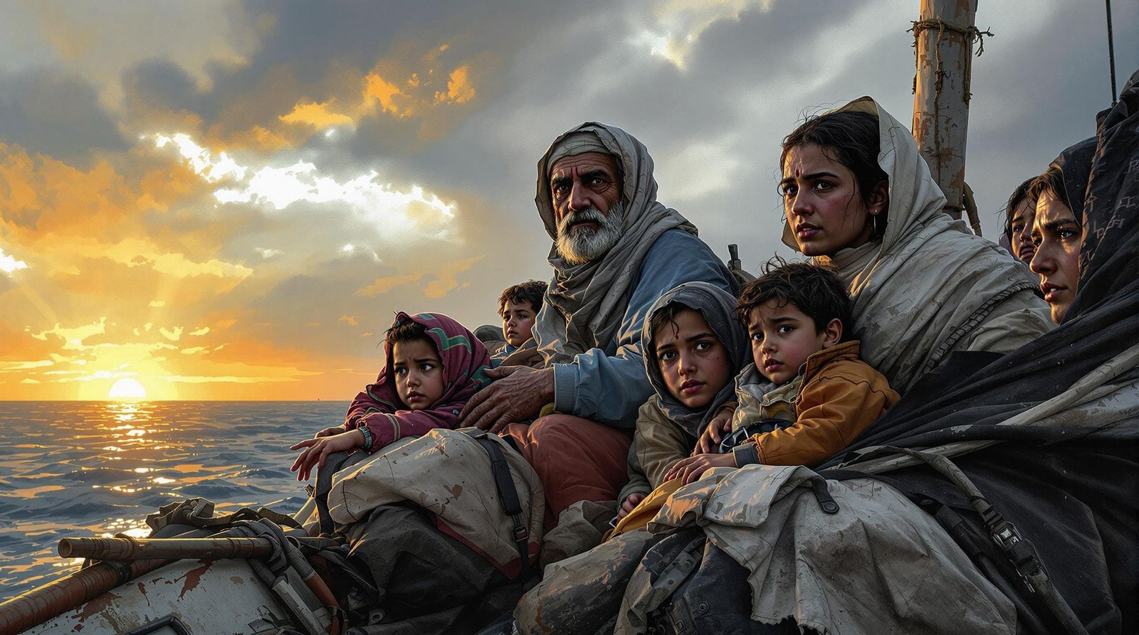 Desperate Refugees Find Hope on the Horizon