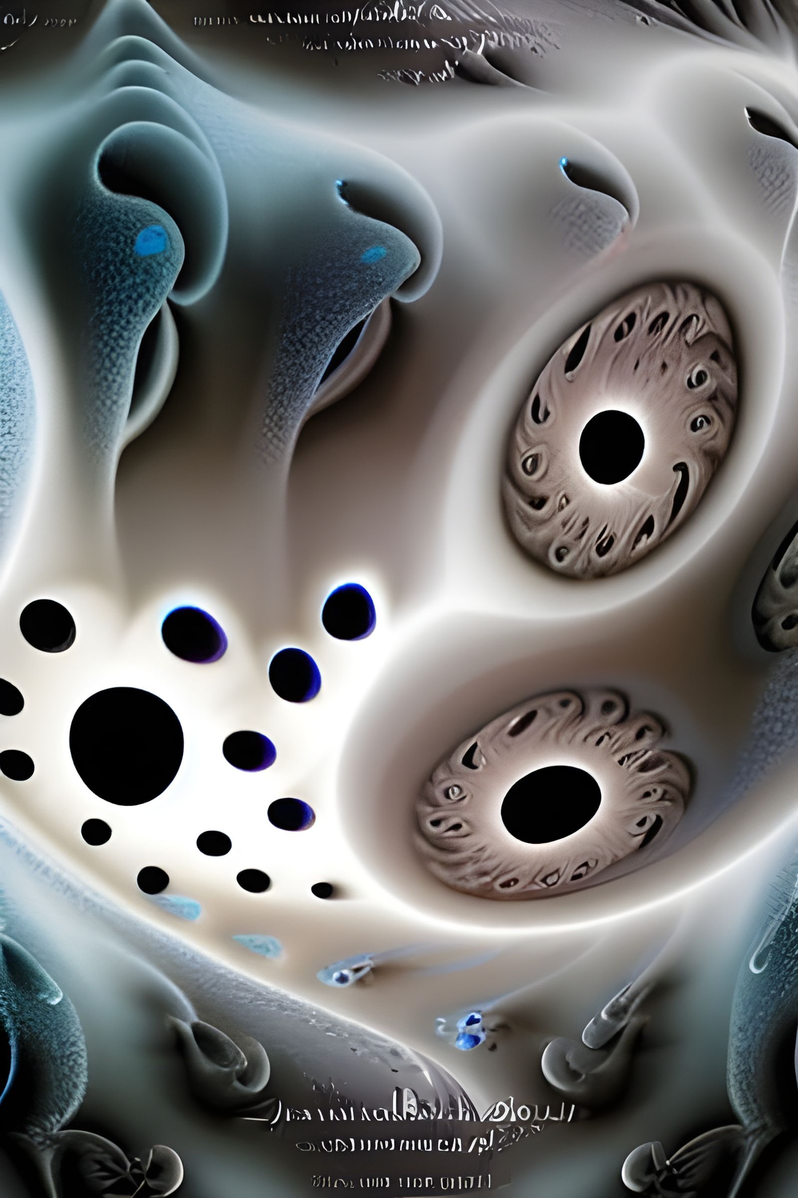 Abstract Fractal Geometry in a Striking Painting