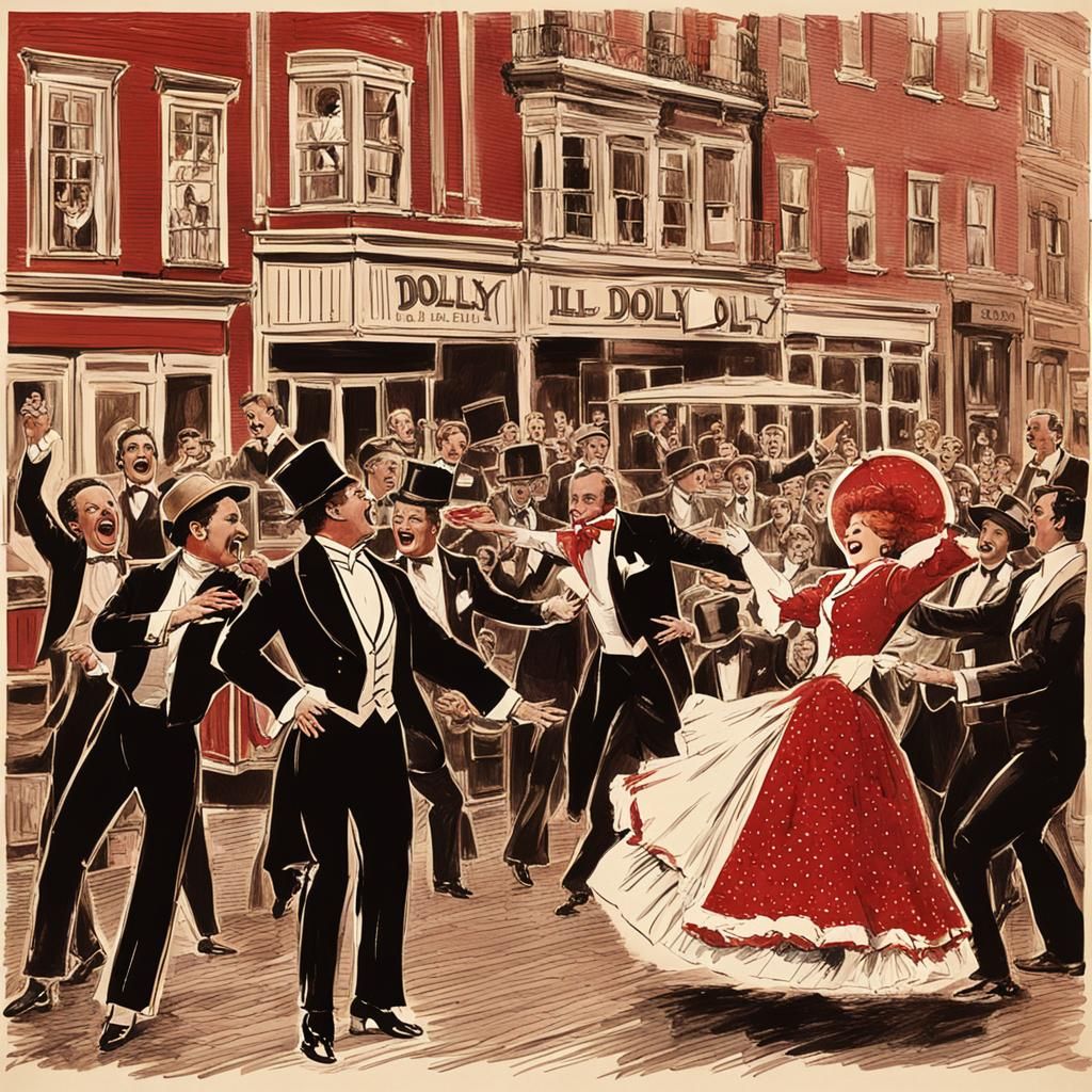 Energetic Musical Scene with Singing and Dancing