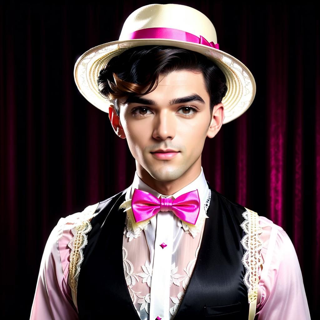 Handsome young 1930s man