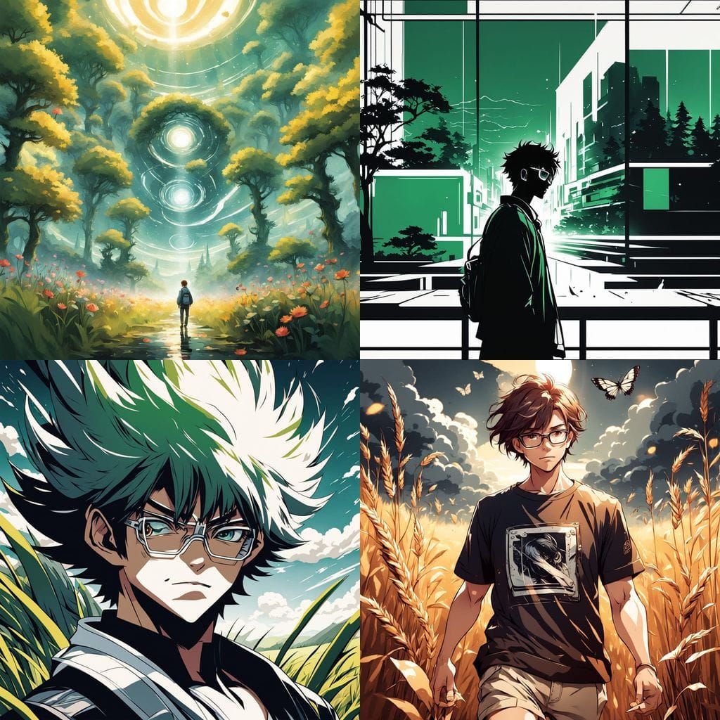 Boy in Sunglasses Amidst a Field of Sunshine