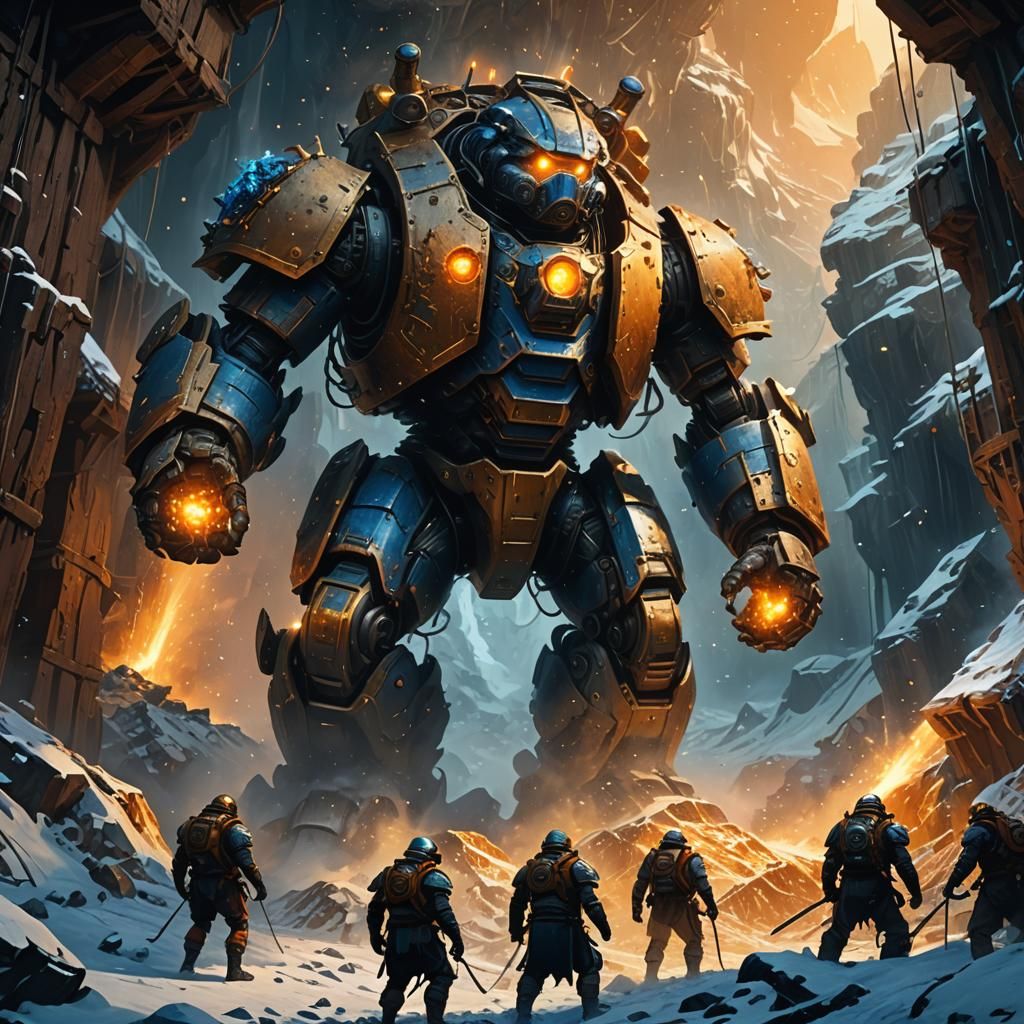 Armored Miner Invasion: Fantasy Concept Art