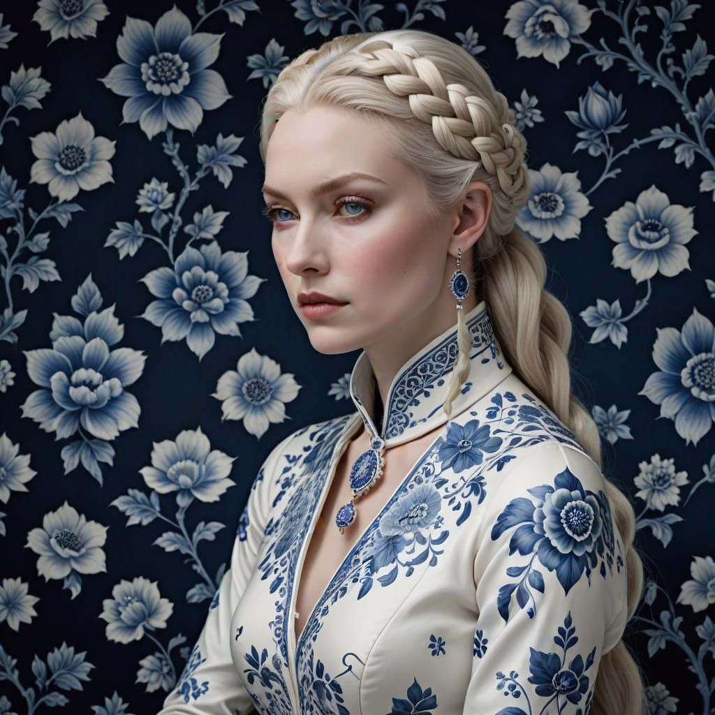 Delft Beauty in Porcelain Splendor