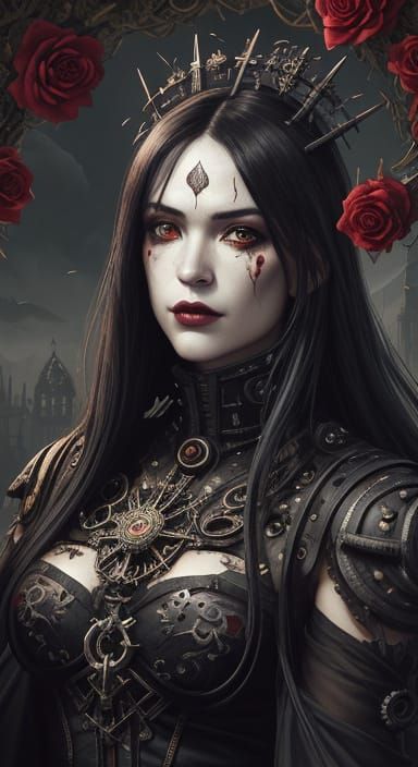 Fantastic Fantasy art. Blood queen. Vanpirella. D&D characte...