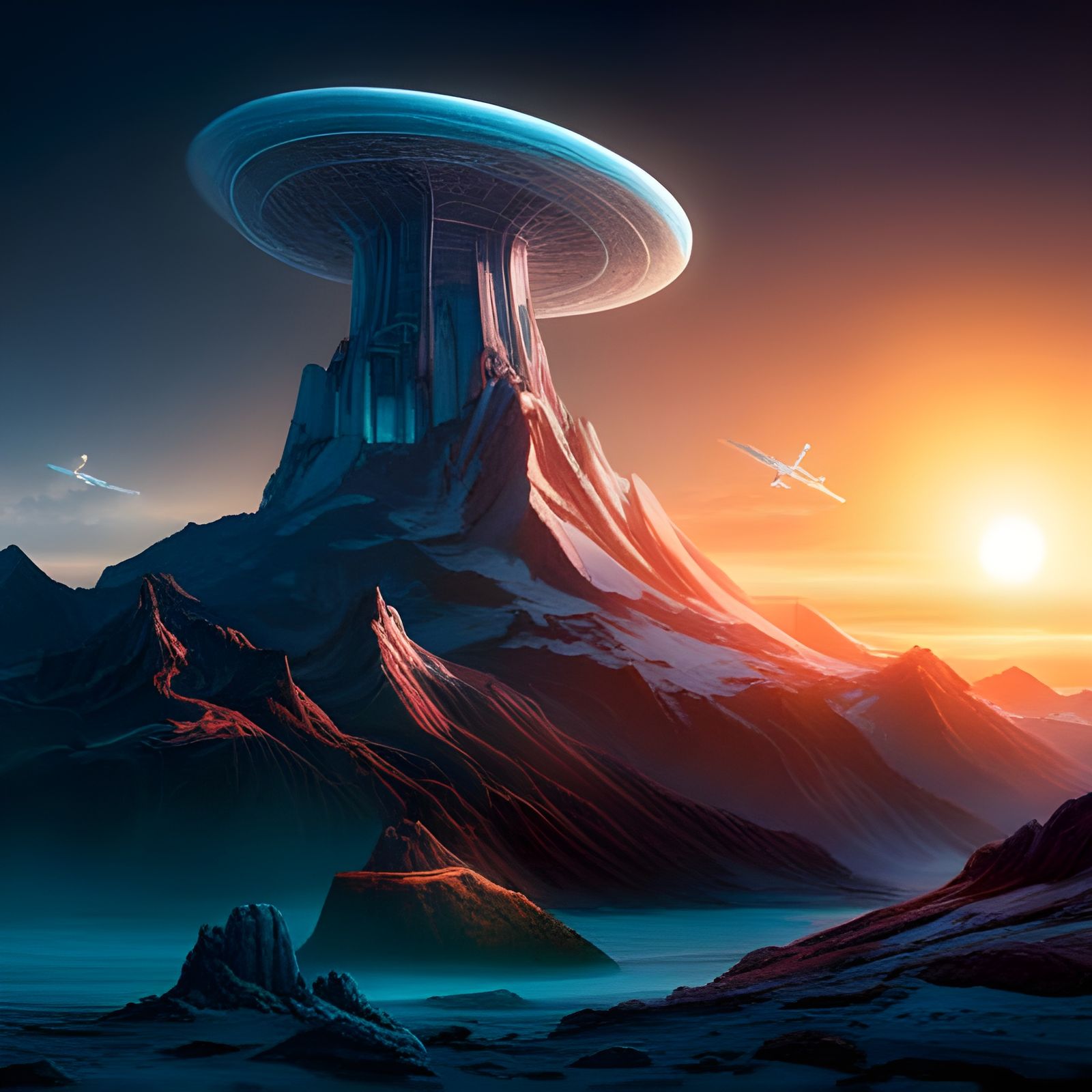 Epic Machine Powers the Universe: Digital Matte Painting