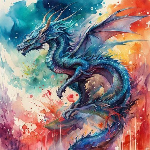 Abstract Purple and Blue Color Merge