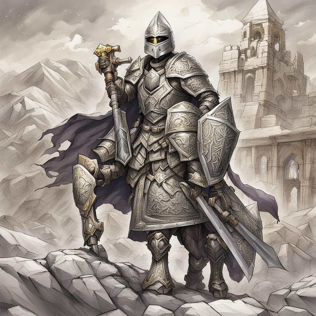 AI Generated Image of a Paladin