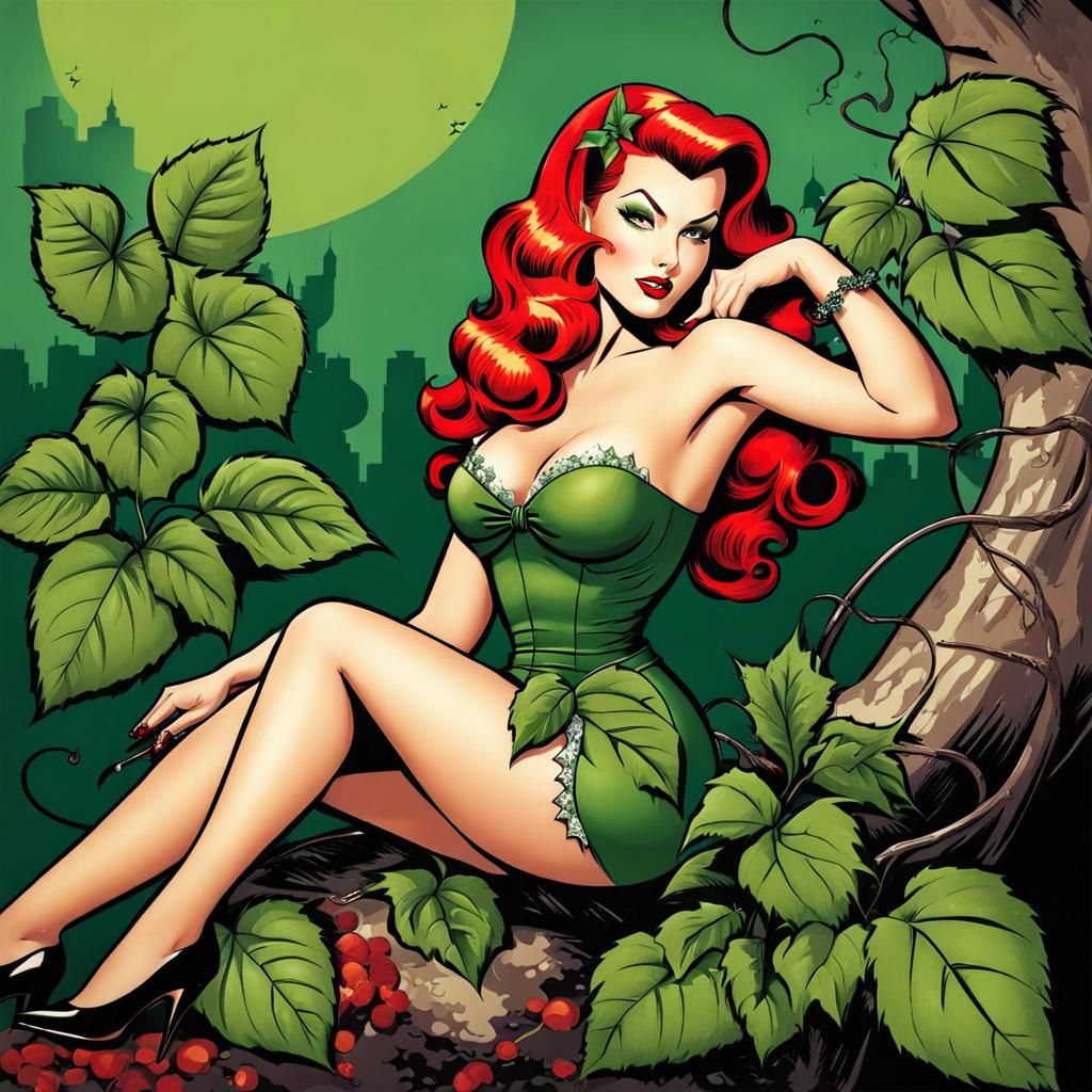Poison Ivy (50s pinup)