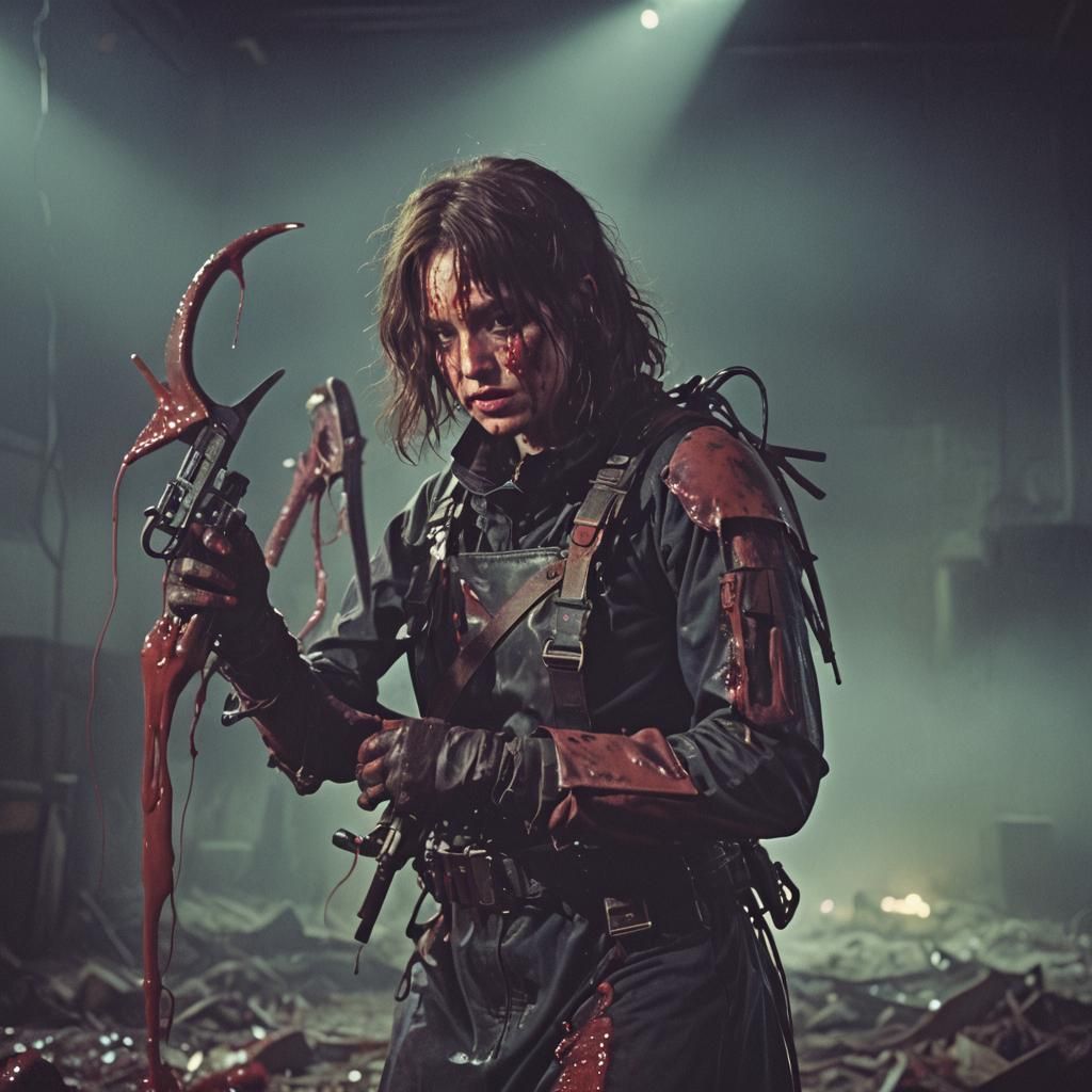 Dramatic Bloody Valentine in Cinematic Style