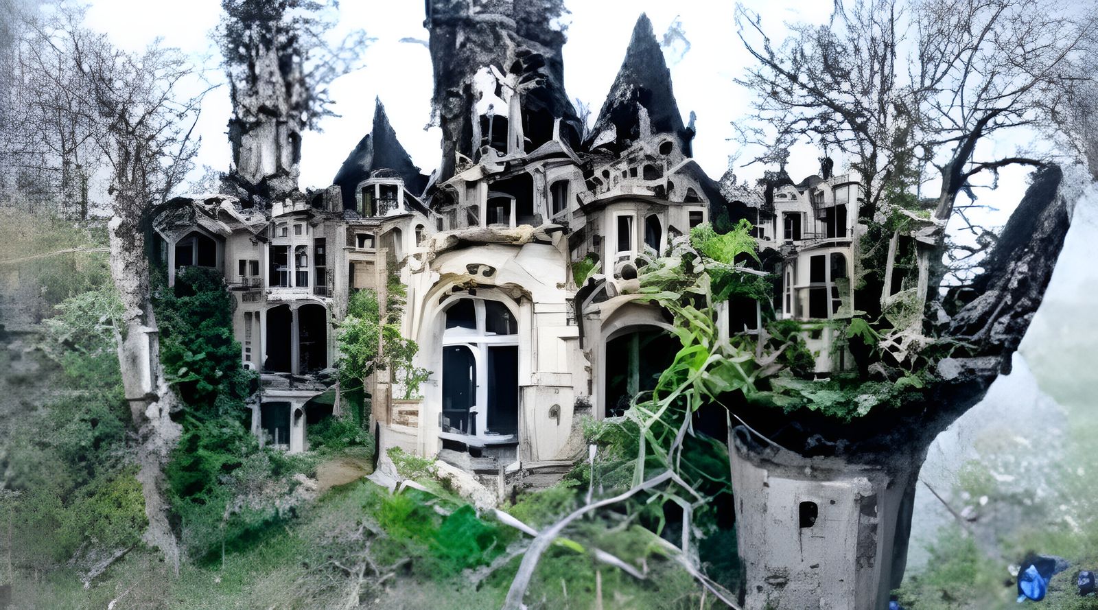 Terrifying Abandoned Castle Miranda in Belgium