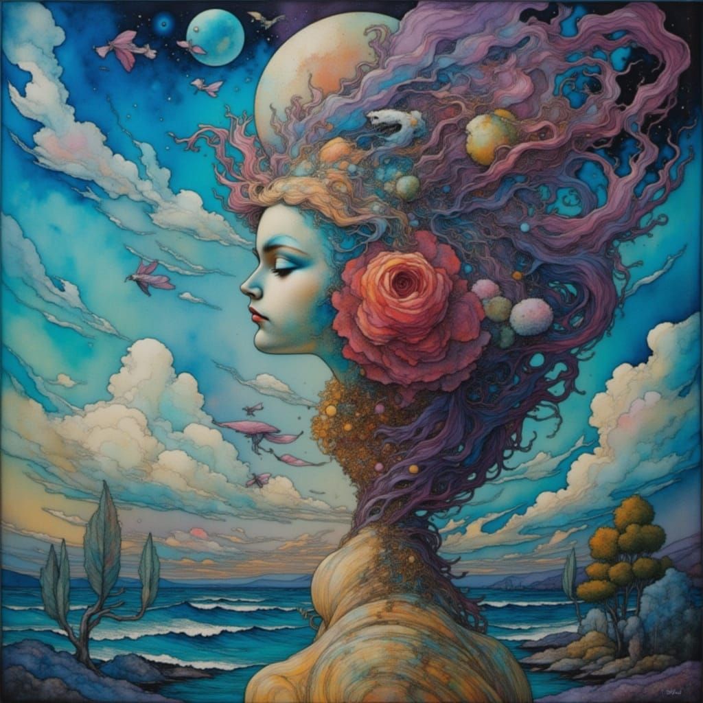 Ethereal Dreamscape Captured by AI