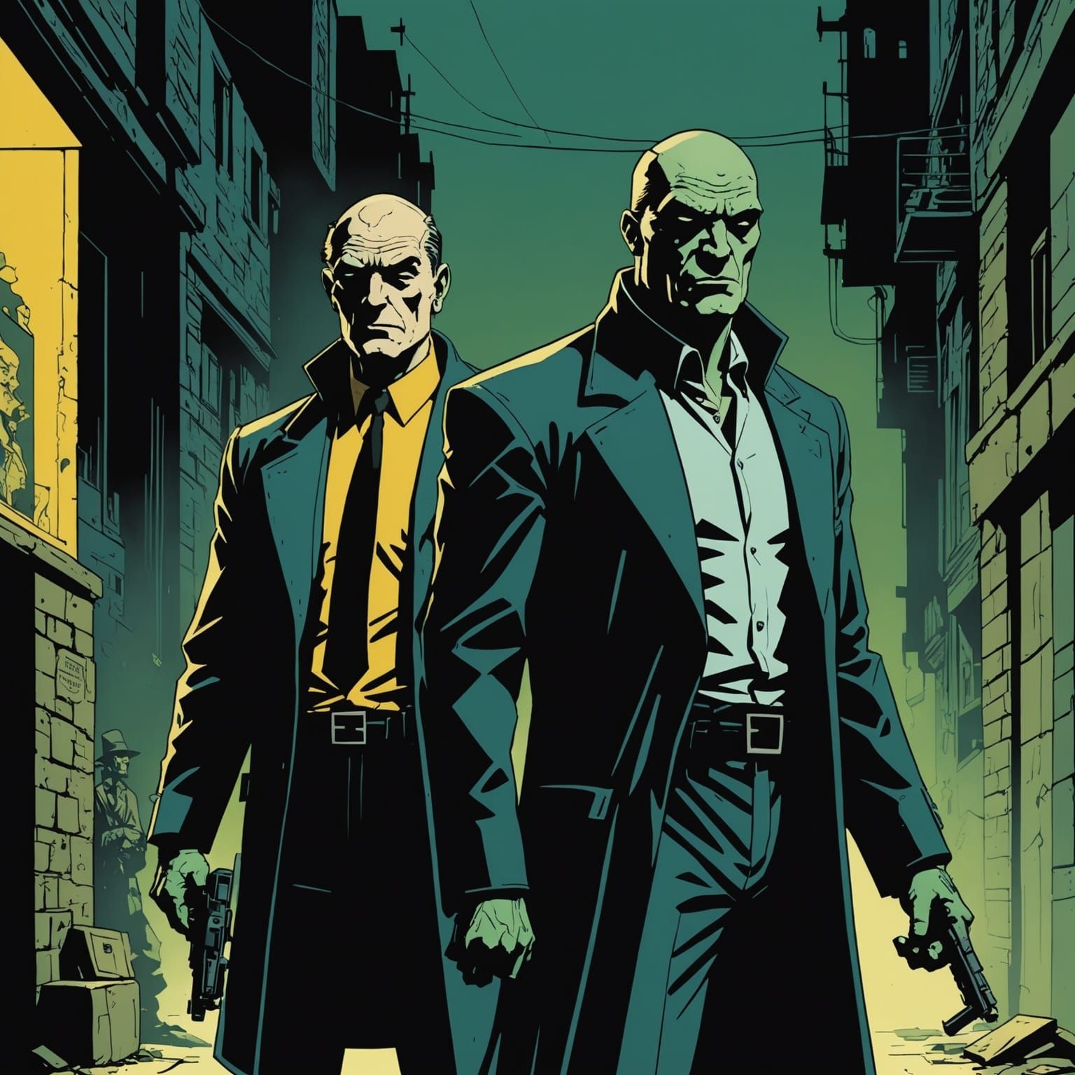 Tempted by Another: A Gritty Comic Art Masterpiece