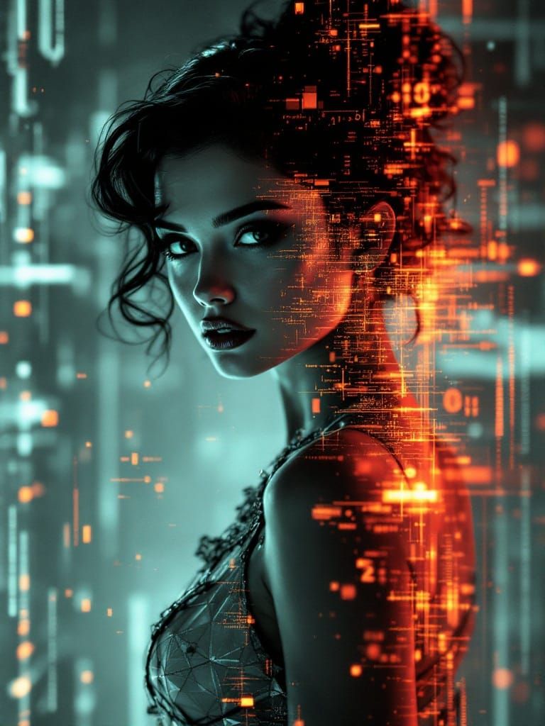 Glitch Photography with Fractal Mathematics and Digital Arti...